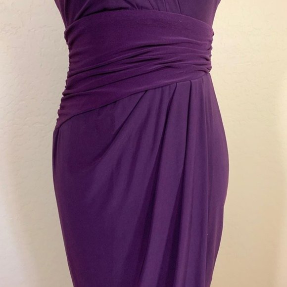 Chaps Dark Purple Dress Small - Picture 4 of 8